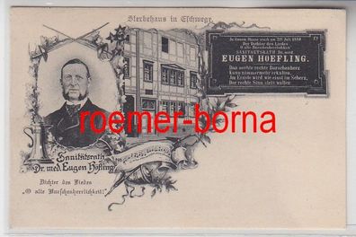 39746 Ak Eugen Hoefling Sterbehaus in Eschwege um 1910