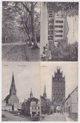95708/4 Ak Demmin Stadtansichten um 1910