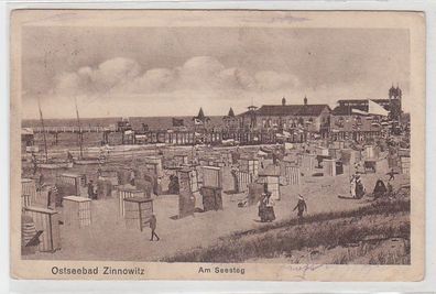 67986 Ak Ostseebad Zinnowitz am Seesteg 1923