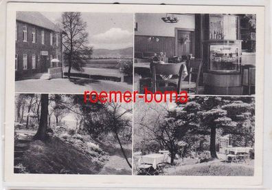 85070 Mehrbild Ak Rumbeck Weser Pension 'Weserkrug' (Hess. Oldendorf) 1961
