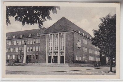 58492 Ak Wilhelmshaven Kommando Gebäude 1941