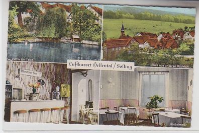 56845 Mehrbild Ak Luftkurort Hellental Solling Restaurant Grüner Jäger um 1950