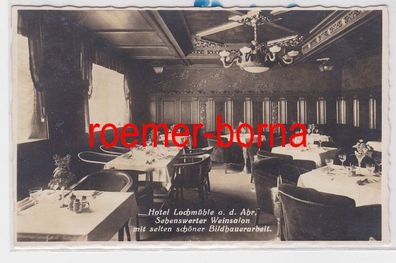86124 Ak Hotel Lochmühle bei Mayschoss Ahrtal (Altenahr) Weinsalon 1942