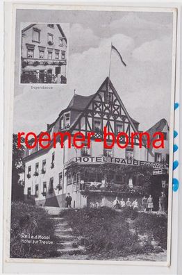 85417 Ak Reil a.d. Mosel Hotel zur Traube 1933