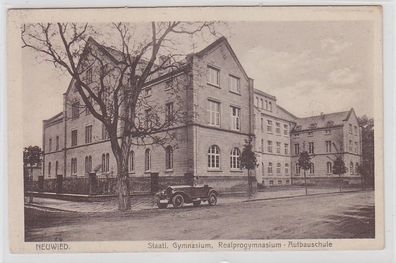 68511 Ak Neuwied staatliche Gymnasium Realprogymnasium Aufbauschule um 1920