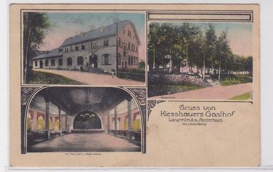 92426 Mehrbild Ak Gruß von Kiesshauers Gasthof Langenleuba Niederhain um 1920