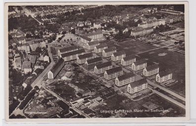88323 Ak Leipzig Eutritzsch Markt mit Siedlungen 1942
