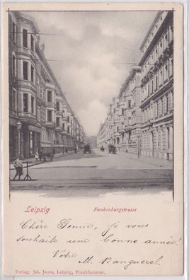 87924 Ak Leipzig Funkenburgstrasse 1900