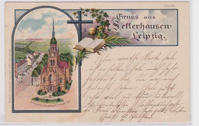 87447 Mehrbild Ak Gruß aus Leipzig Sellerhausen Emmauskirche 1901