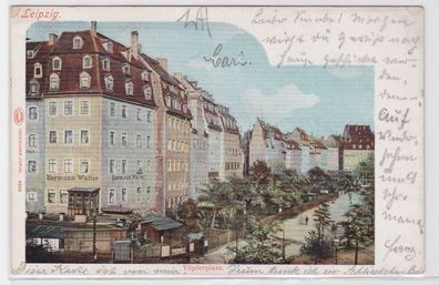 86092 Ak Leipzig Töpferplatz 1902