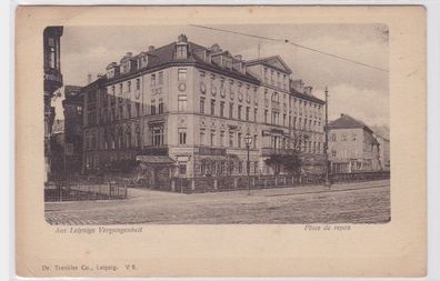 86071 Ak Aus Leipzigs Vergangenheit Place de Repos um 1900