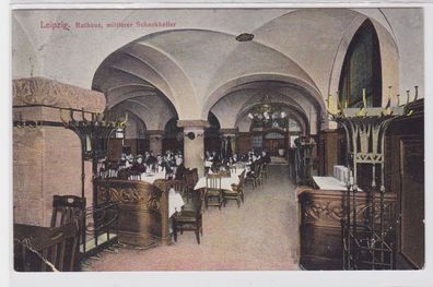 85750 Ak Leipzig Rathaus mittlerer Schankkeller 1910