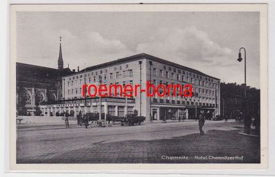 84924 Ak Chemnitz Hotel Chemnitzer Hof um 1940