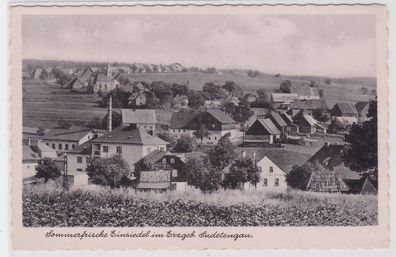 83883 AK Sommerfrische Einsiedel im Erzgebirgischen Sudetengau - Totale um 1930