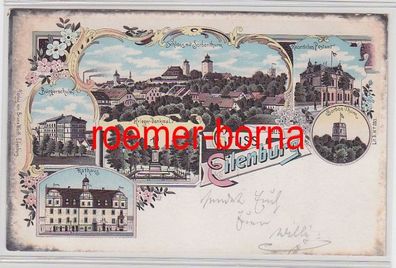 74821 Ak Lithographie Gruss aus Eilenburg 1898