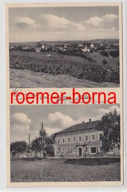 74326 Mehrbild Ak Gruß aus Görna b. Meißen Gasthof und Fleischerei 1938