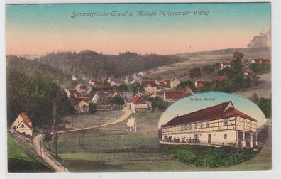 69663 Ak Sommerfrische Grund bei Mohorn Niederer Gasthof 1907
