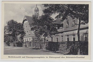 68165 Ak Hohenstein Ernstthal Bethlehemstift und Frauengenesungsheim im Hütten.