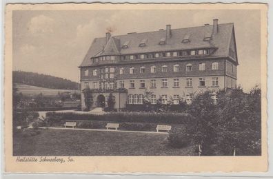 68002 Ak Heilstätte Schneeberg in Sachsen um 1940
