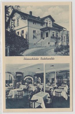 67928 Mehrbild Ak Bärenschänke Rudelswalde bei Crimmitschau um 1920