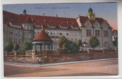 67927 Ak Plauen i.V. Real-Gymnasium 1922