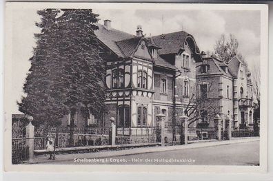 33399 Ak Scheibenberg im Erzgebirge Heim der Methodistenkirche 1958