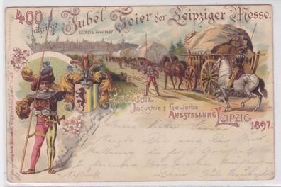 07752 Ak Leipzig Sächsisch Thüringische Industrie- & Gewerbeausstellung 1897