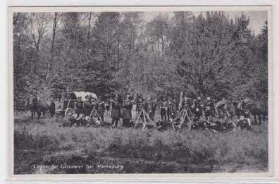 04093 Ak Lager der Lützower b. Merseburg - Jahrtausendfeier Stadt Merseburg 1933