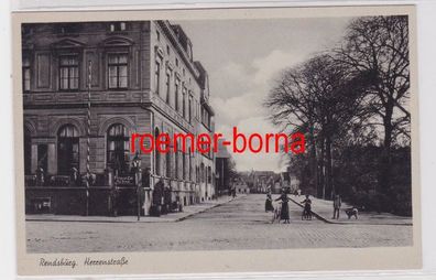 85373 Ak Rendsburg Herrenstrasse um 1940