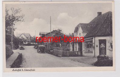 85271 Ak Ascheffel bei Eckernförde Strassenansicht um 1950