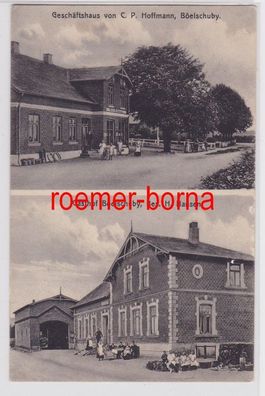 84561 Mehrbild Ak Böelschuby Geschäftshaus und Gasthof 1914