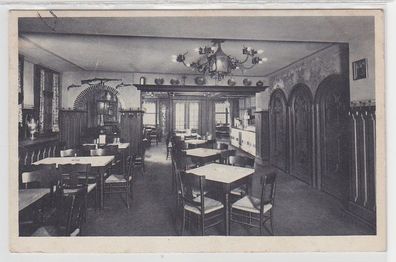 09976 Ak Soest Im wilden Mann, die altdeutsche Gaststätte, Am Markt um 1920
