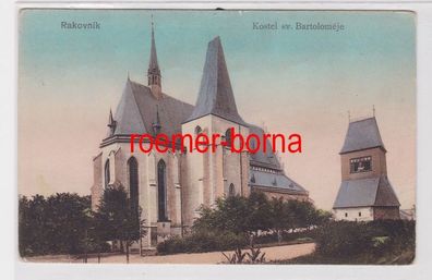 84731 Ak Rakovník Kostel sv. Bartolomeje um 1910