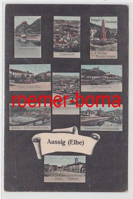 73317 Mehrbild Ak Aussig (Elbe) Ústí nad Labem 1905