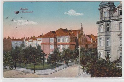 69403 Ak Oppel Höher Töchterschule 1917