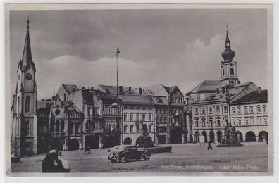 12215 Ak Trautenau Trutnov Sudetengau Marktplatz um 1940