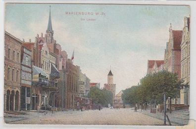 68480 Ak Marienburg in Westpreussen die Lauben um 1910