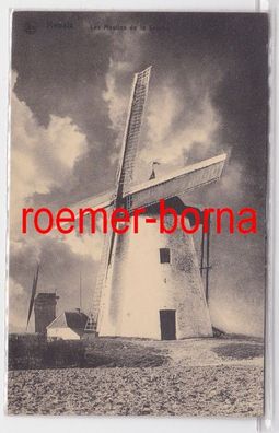 84488 Ak Renaix Ronse Belgien Flandern Windmühle Les Moulins de la Cruche 1917