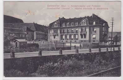 88214 AK Gebweiler (Els.) Guebwiller (Alsace) - Kinderhospital & Poliklinik 1915