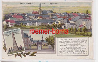 84721 Mehrbild Ak General Ansicht von Beaumont 1907