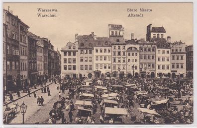93835 Ak Warschau Warszawa - Stare Miasto Altstadt um 1910