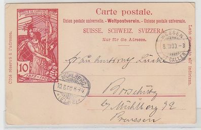 70593 Ak Schweiz Jubile de L´Union Postale Universelle 1875-1900