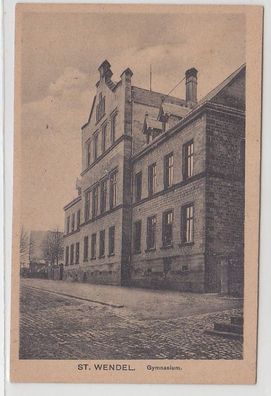 68744 Ak St. Wendel Gymnasium um 1930