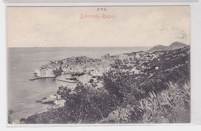 91808 AK Dubrovnik Ragusa Kroatien Küstenansicht um 1910
