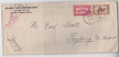 69914 seltener Brief Philippinen Manila nach Freyburg Unstrut 1932