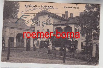 74026 Ak Sauerbrunn Savanyúkút Wasserheilanstalt 1920