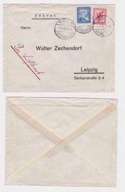 85638 Luftpost Flugpostbrief Flugpostamt Köln- Leipzig 7. Juni 1926