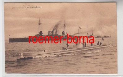 74838 Feldpost Ak Deutsches Unterseeboot 1916