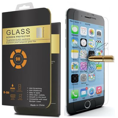 2x iPhone 11 Premium Displayschutz Glas 9H 0.26mm dünn 2.5D