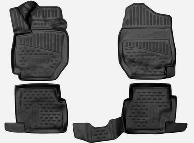 3D Fußmatten für SUZUKI Jimny IV ab Bj. 2018- AT Automatikgetriebe Gummimatten